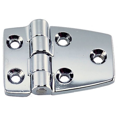 Perko Perko 1213DP1CHR Chrome-Plated Shortside Hinge - 2-1/4" Open x 3/4" Shortside x 1-1/2" Pin Height 1213DP1CHR